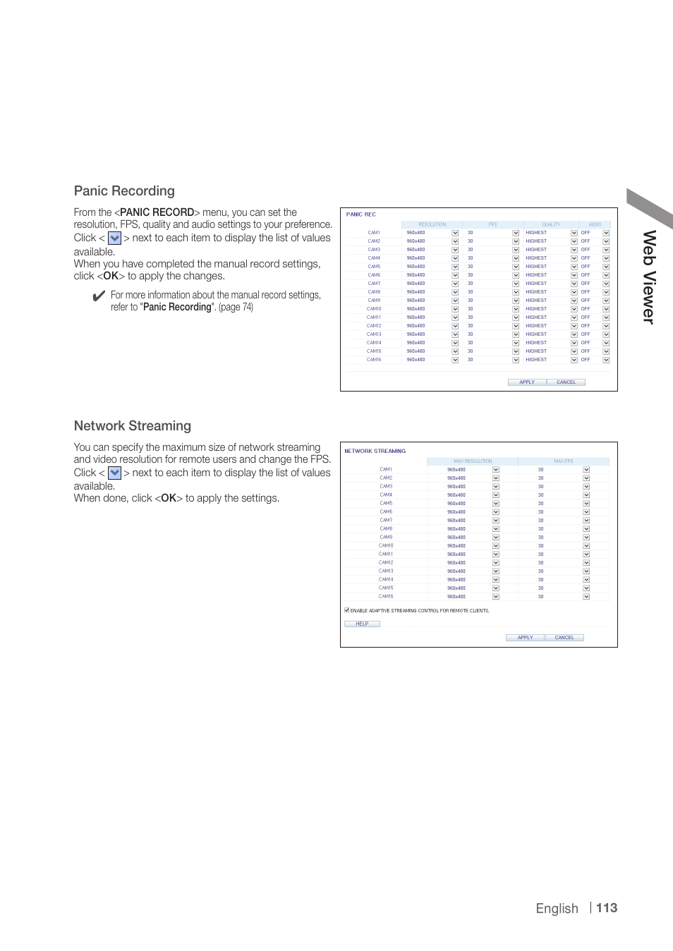 Web v iew er | CCTV Camera Pros iDVR-PRO H Series DVRs User Manual | Page 113 / 150