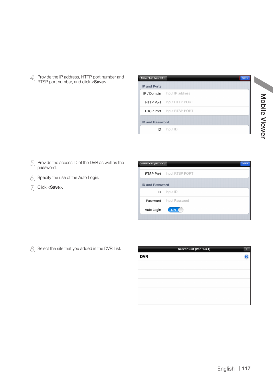 CCTV Camera Pros iDVR-PRO H Series DVRs User Manual | Page 117 / 150