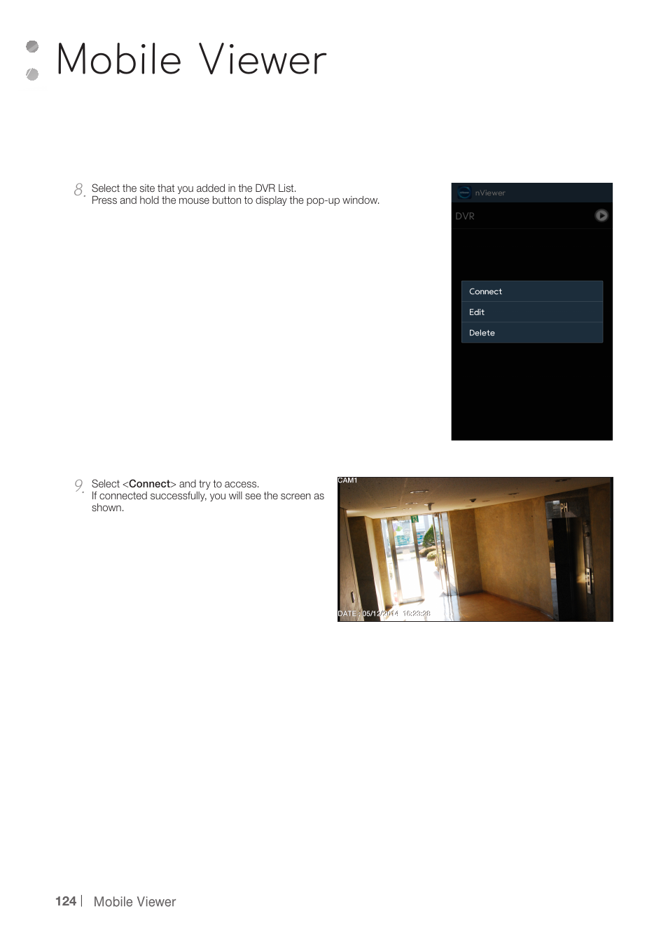 Mobile viewer | CCTV Camera Pros iDVR-PRO H Series DVRs User Manual | Page 124 / 150