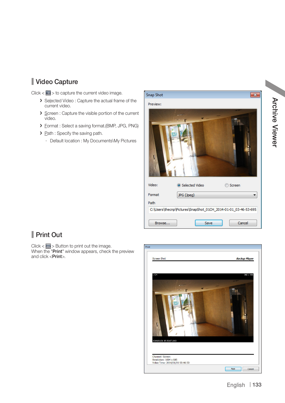 Arc hiv e v iew er | CCTV Camera Pros iDVR-PRO H Series DVRs User Manual | Page 133 / 150