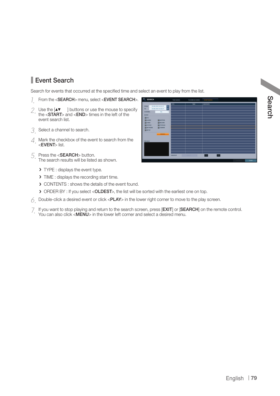 Se arc h | CCTV Camera Pros iDVR-PRO H Series DVRs User Manual | Page 79 / 150