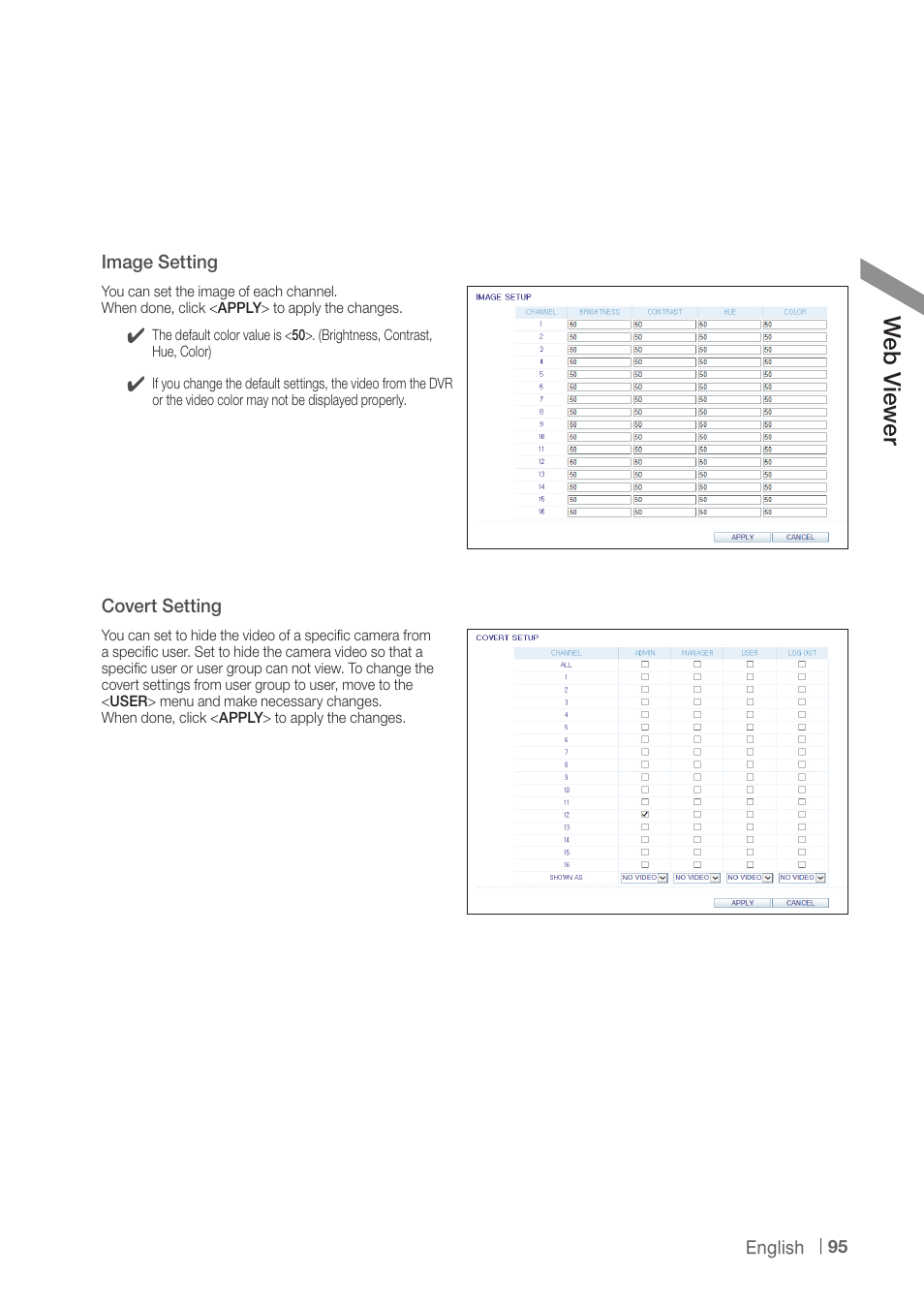 Web v iew er | CCTV Camera Pros iDVR-PRO H Series DVRs User Manual | Page 95 / 150
