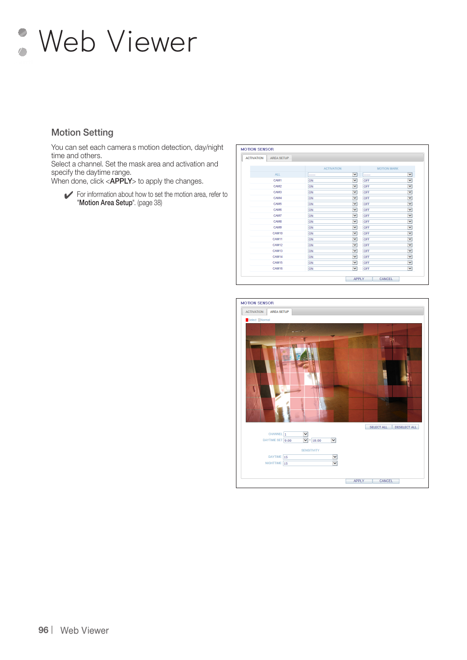 Web viewer | CCTV Camera Pros iDVR-PRO H Series DVRs User Manual | Page 96 / 150