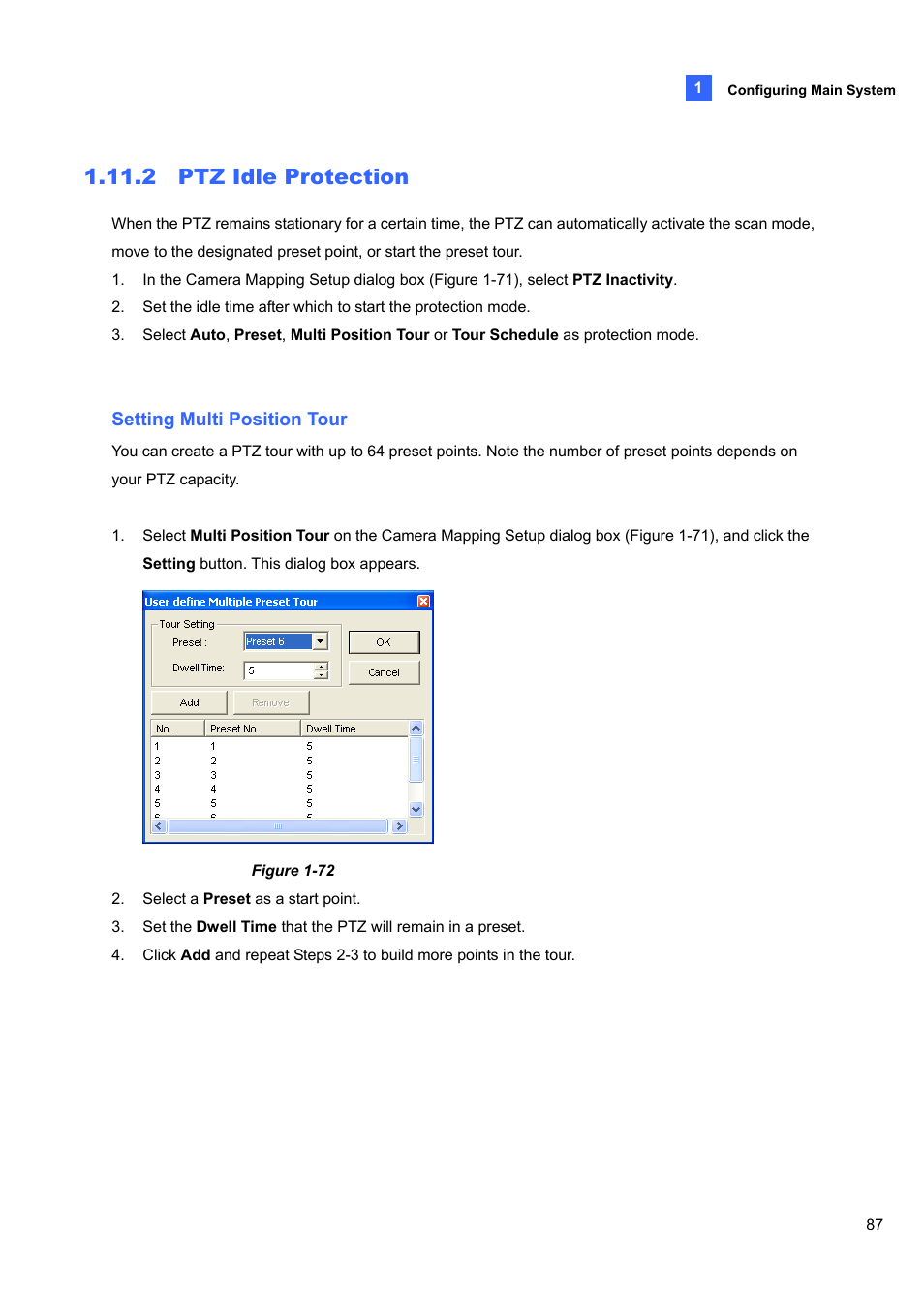 2 ptz idle protection, 2 ptz, Idle protection | CCTV Camera Pros Geovision 8.5 Multicam Digital Surveillance System User Manual | Page 105 / 664