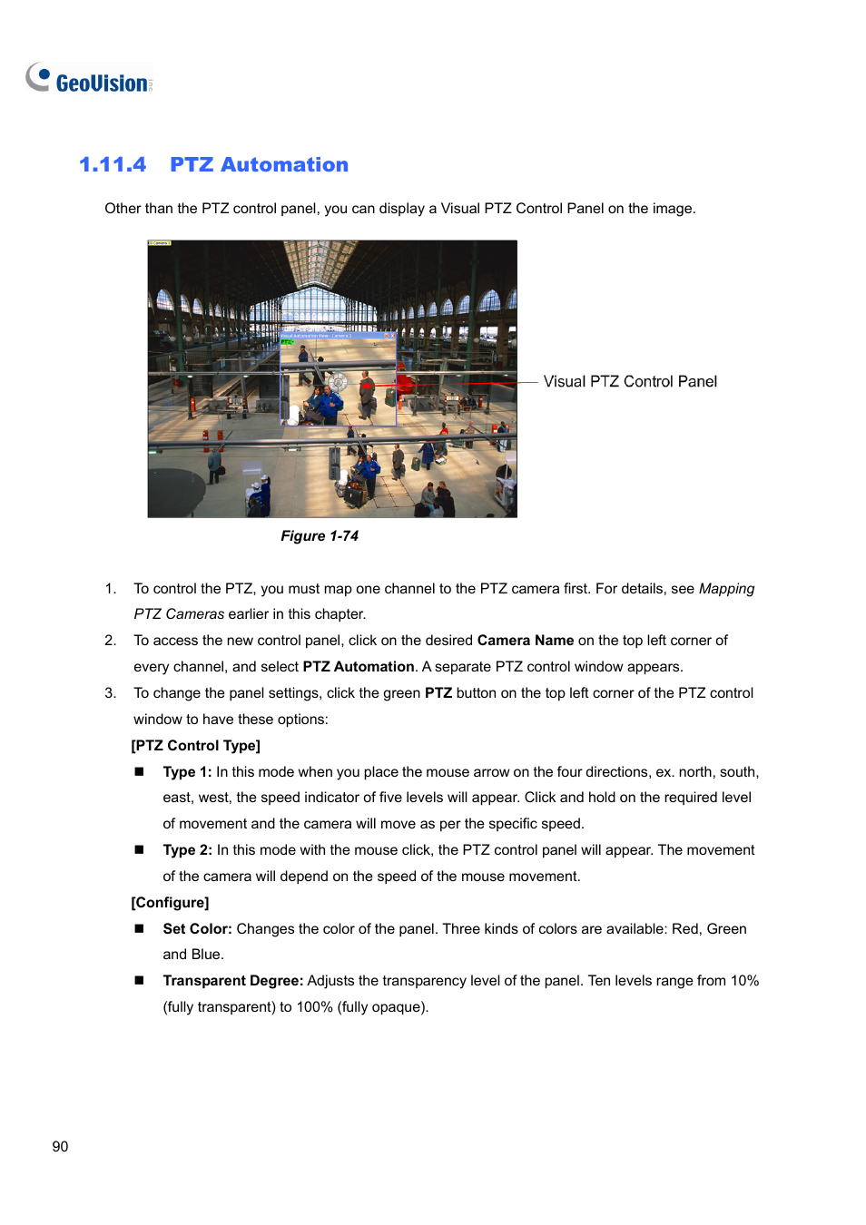 4 ptz automation, 4 ptz, Automation | Ptz automation | CCTV Camera Pros Geovision 8.5 Multicam Digital Surveillance System User Manual | Page 108 / 664