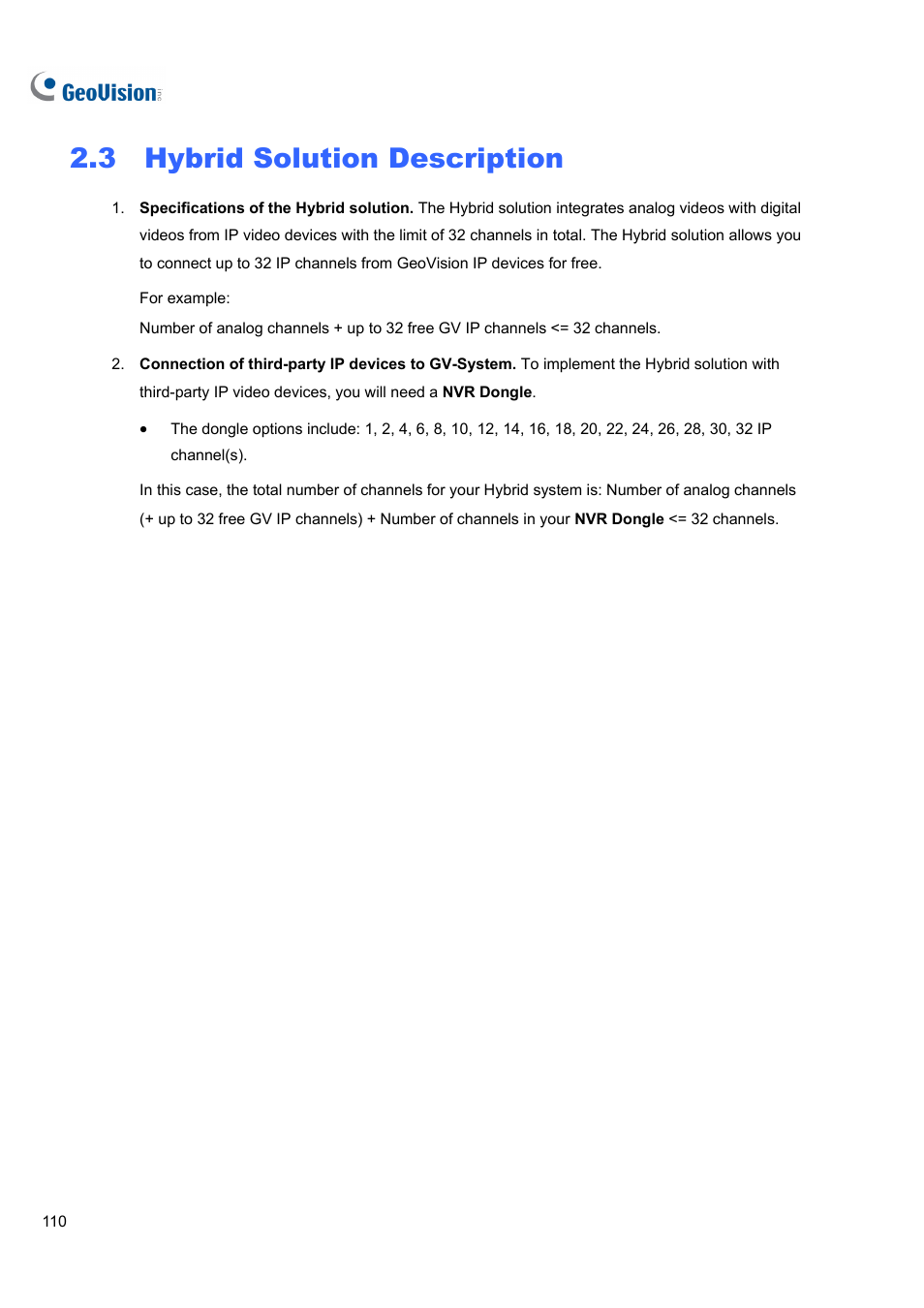 3 hybrid solution description, 3 hybrid, Solution description | CCTV Camera Pros Geovision 8.5 Multicam Digital Surveillance System User Manual | Page 128 / 664