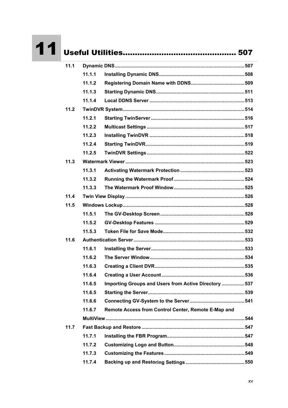 Useful utilities | CCTV Camera Pros Geovision 8.5 Multicam Digital Surveillance System User Manual | Page 15 / 664