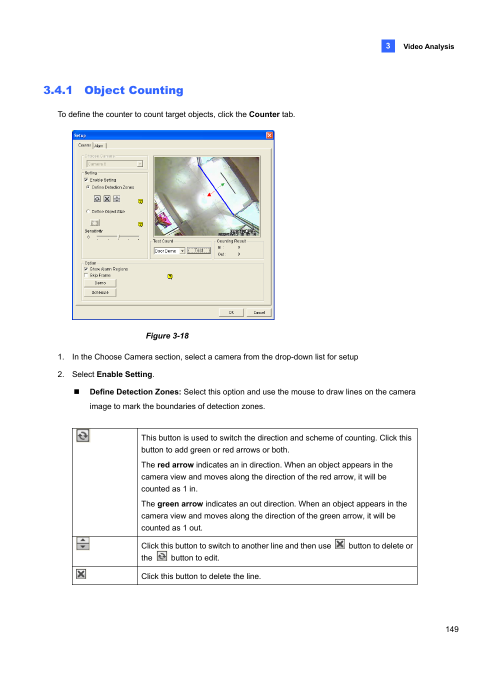1 object counting | CCTV Camera Pros Geovision 8.5 Multicam Digital Surveillance System User Manual | Page 167 / 664