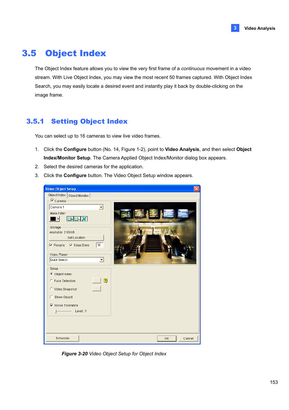5 object index, 1 setting object index, 1 setting | Object index | CCTV Camera Pros Geovision 8.5 Multicam Digital Surveillance System User Manual | Page 171 / 664