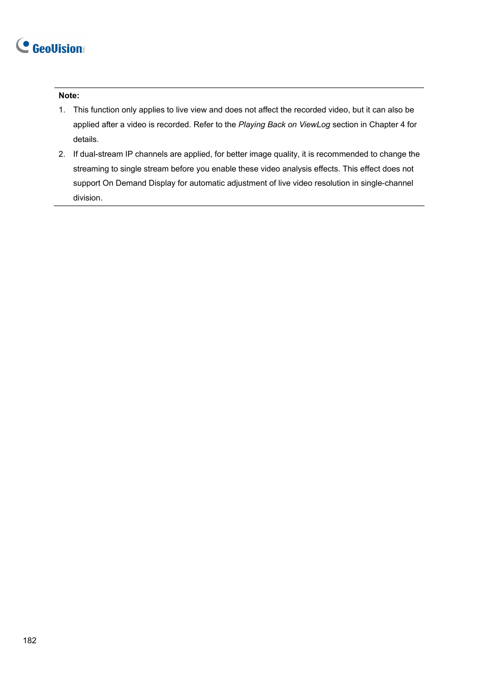 CCTV Camera Pros Geovision 8.5 Multicam Digital Surveillance System User Manual | Page 200 / 664