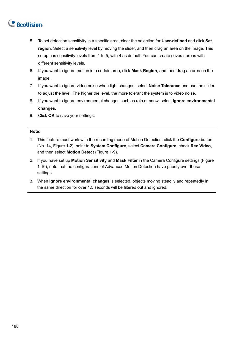 CCTV Camera Pros Geovision 8.5 Multicam Digital Surveillance System User Manual | Page 206 / 664