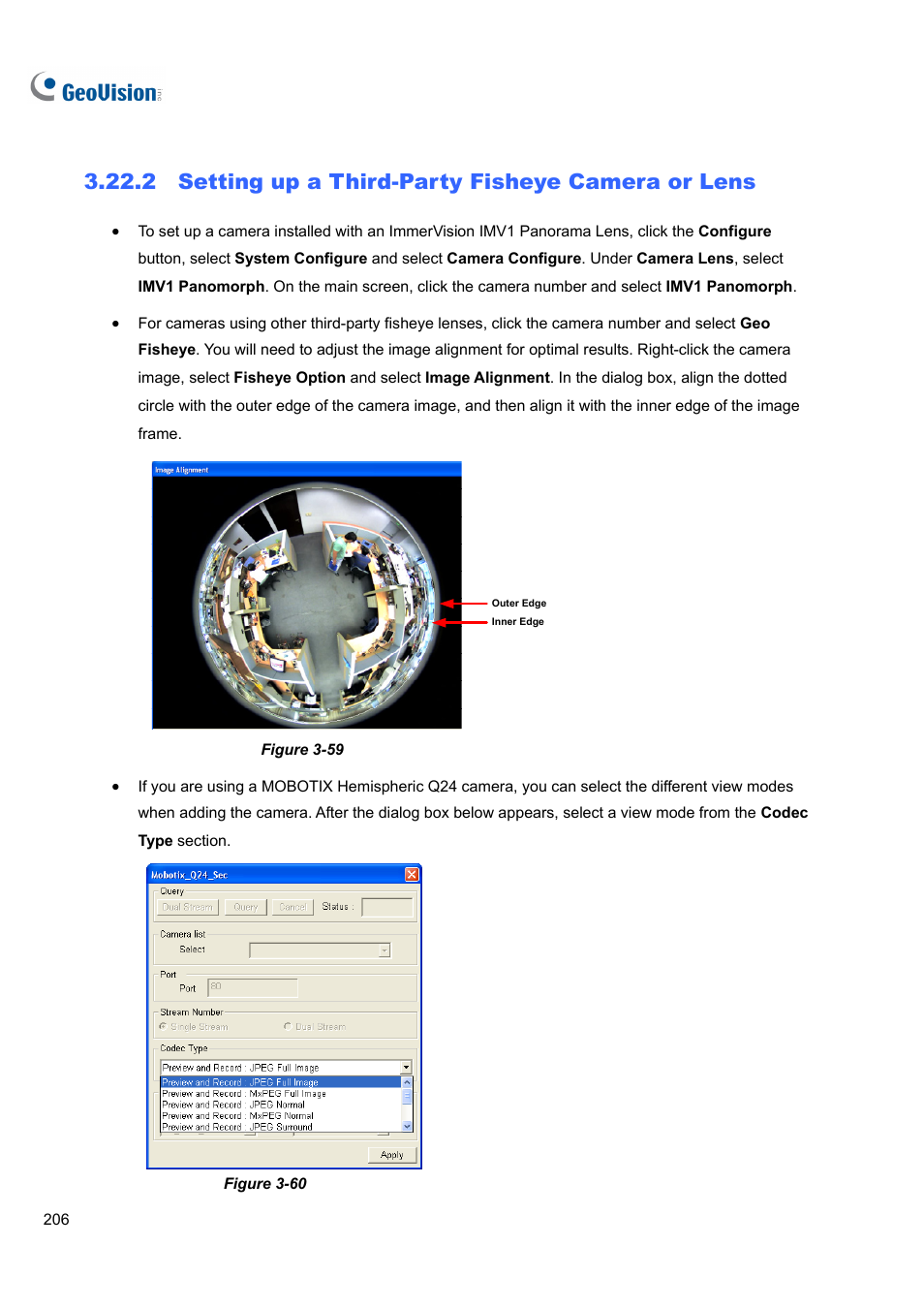 2 setting up a third-party fisheye camera or lens | CCTV Camera Pros Geovision 8.5 Multicam Digital Surveillance System User Manual | Page 224 / 664