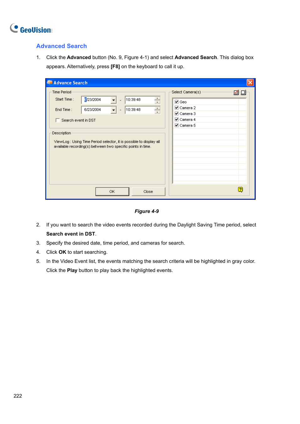 CCTV Camera Pros Geovision 8.5 Multicam Digital Surveillance System User Manual | Page 240 / 664