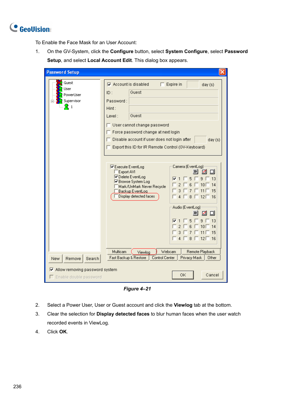 CCTV Camera Pros Geovision 8.5 Multicam Digital Surveillance System User Manual | Page 254 / 664