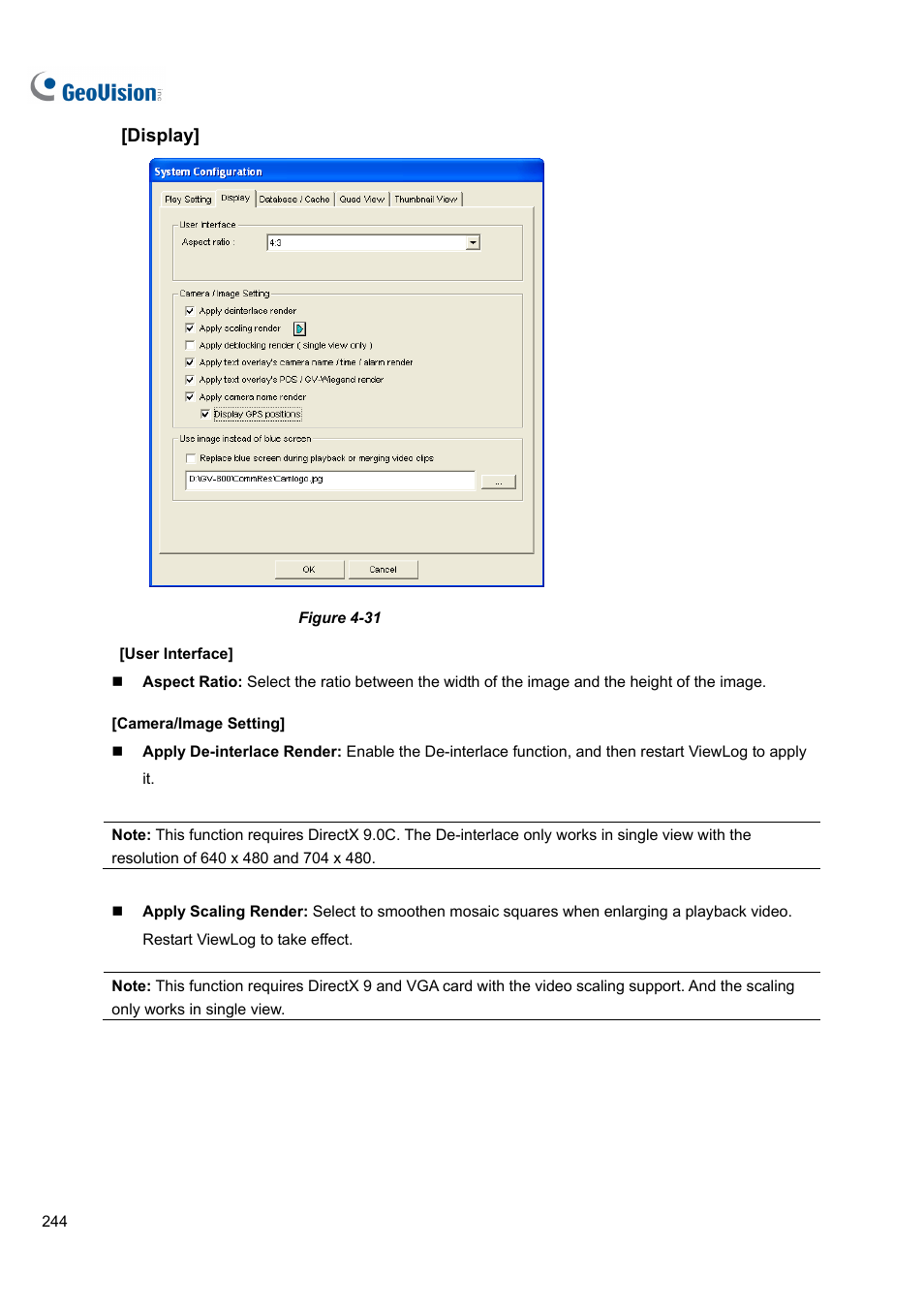 CCTV Camera Pros Geovision 8.5 Multicam Digital Surveillance System User Manual | Page 262 / 664