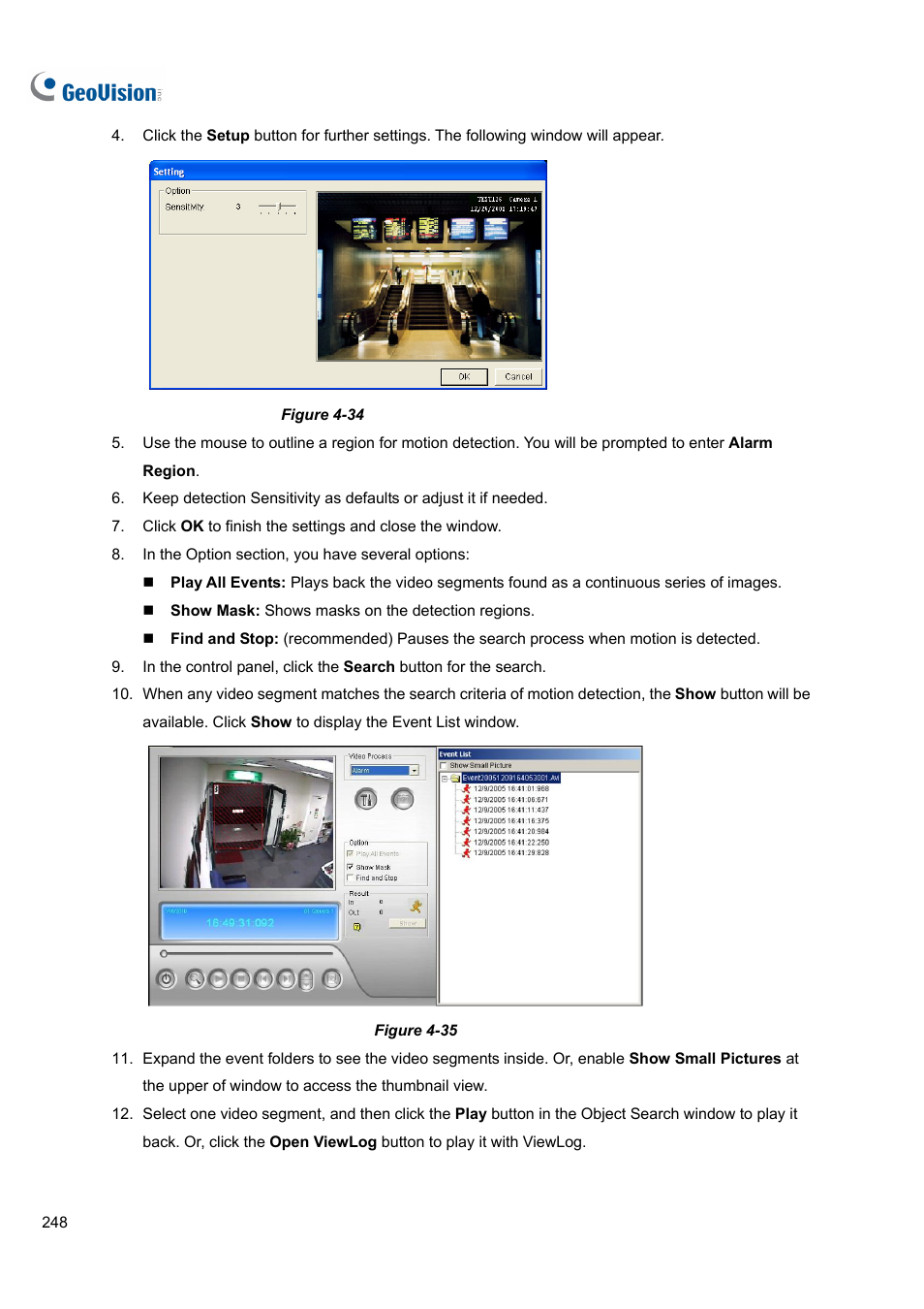 CCTV Camera Pros Geovision 8.5 Multicam Digital Surveillance System User Manual | Page 266 / 664