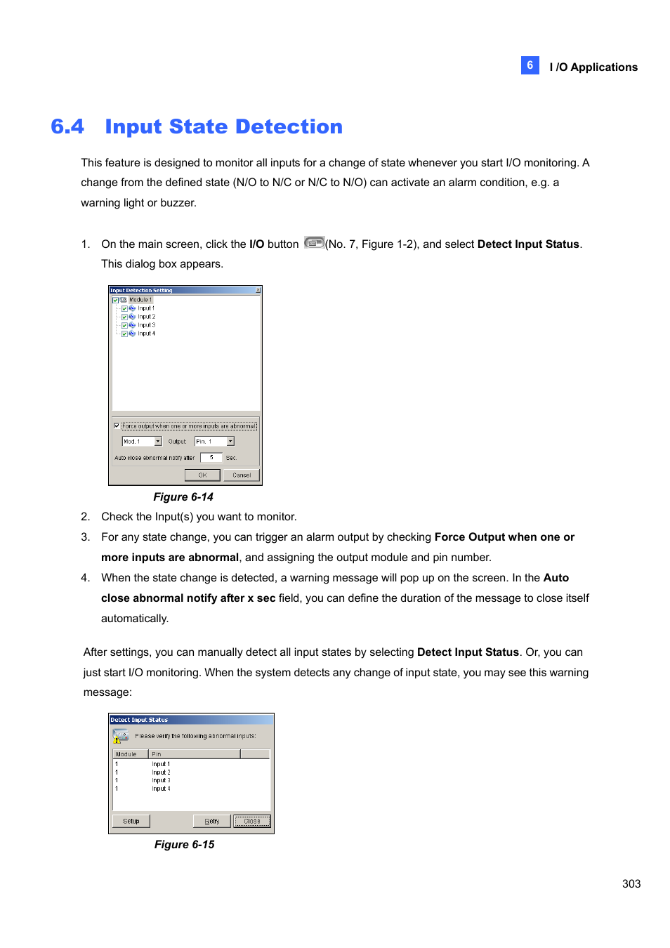 4 input state detection, 4 input, State detection | CCTV Camera Pros Geovision 8.5 Multicam Digital Surveillance System User Manual | Page 321 / 664