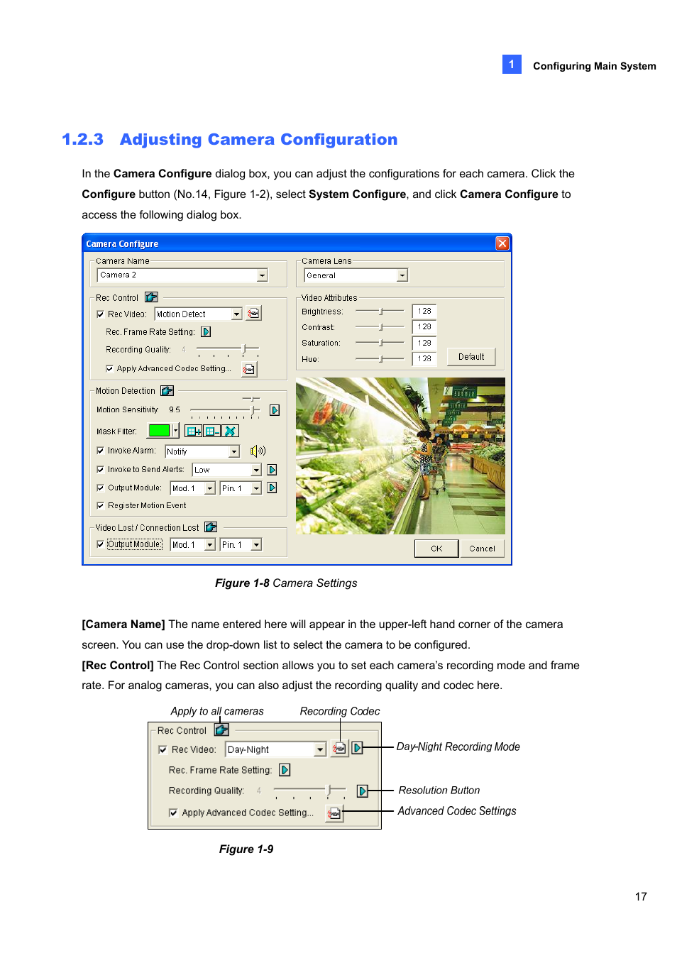 3 adjusting camera configuration, 3 adjusting, Camera configuration | CCTV Camera Pros Geovision 8.5 Multicam Digital Surveillance System User Manual | Page 35 / 664