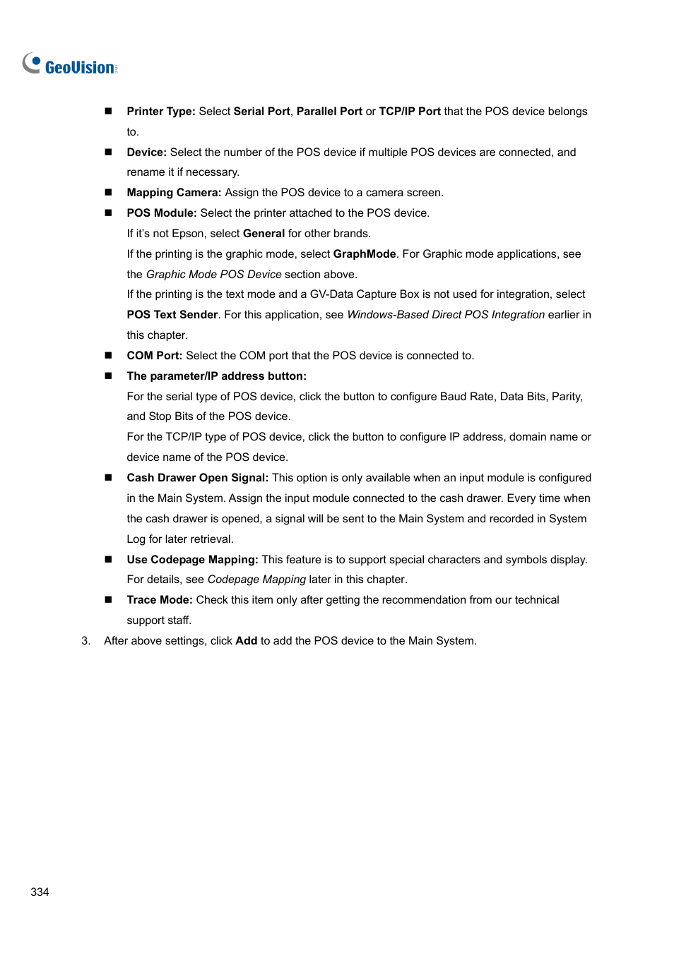 CCTV Camera Pros Geovision 8.5 Multicam Digital Surveillance System User Manual | Page 352 / 664