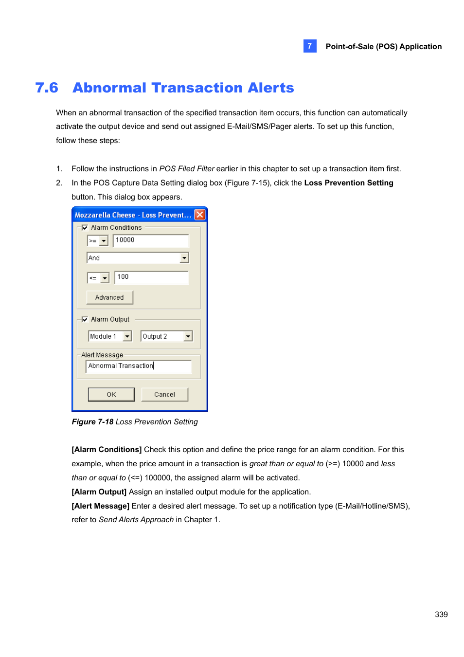 6 abnormal transaction alerts, 6 abnormal, Transaction alerts | CCTV Camera Pros Geovision 8.5 Multicam Digital Surveillance System User Manual | Page 357 / 664