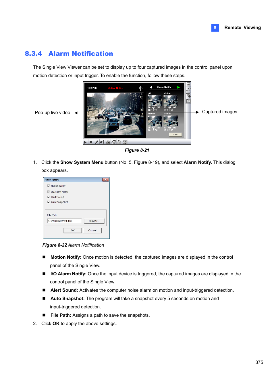 4 alarm notification, 4 alarm, Notification | CCTV Camera Pros Geovision 8.5 Multicam Digital Surveillance System User Manual | Page 393 / 664