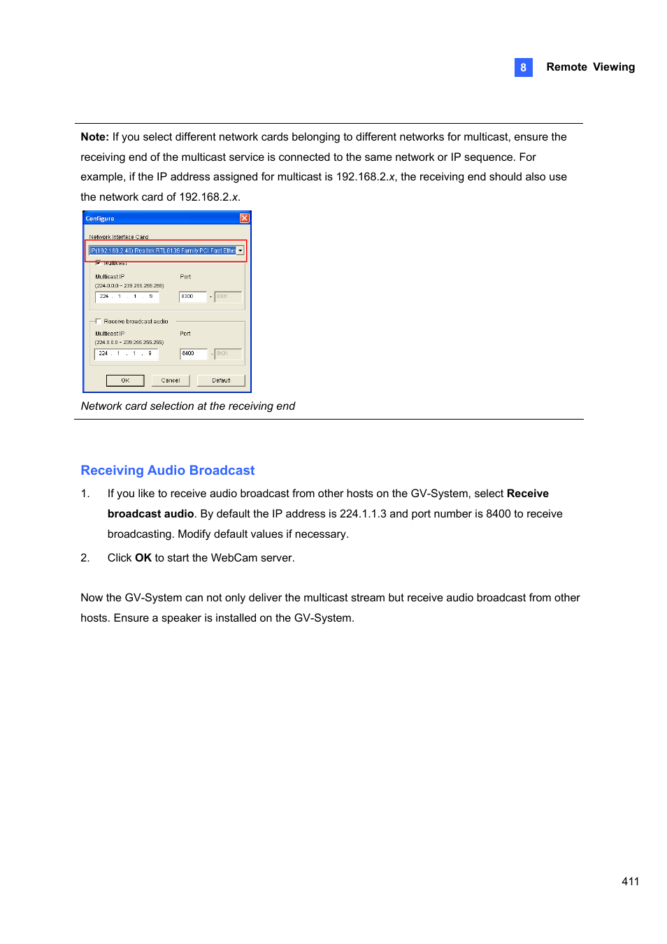 CCTV Camera Pros Geovision 8.5 Multicam Digital Surveillance System User Manual | Page 429 / 664