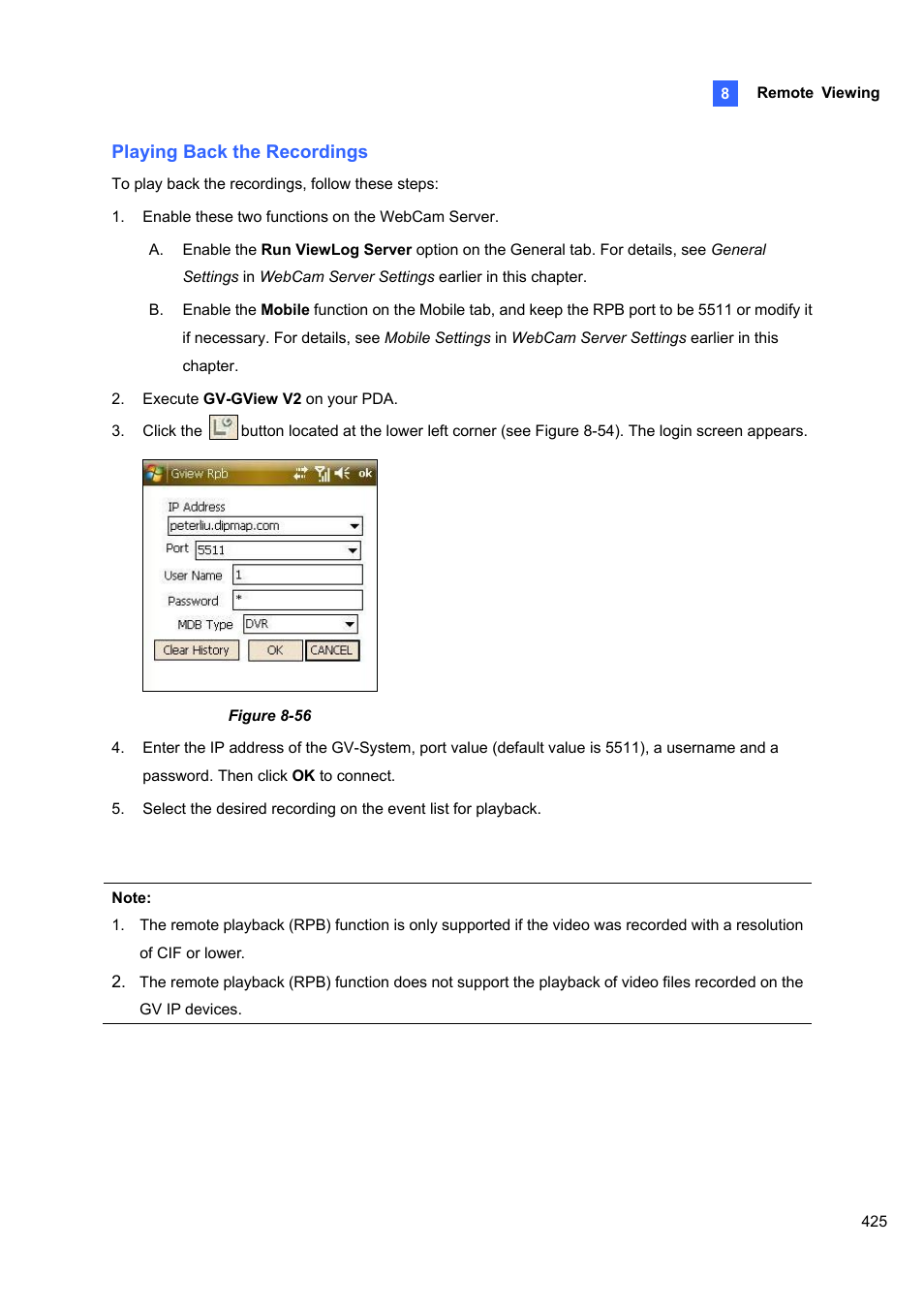 CCTV Camera Pros Geovision 8.5 Multicam Digital Surveillance System User Manual | Page 443 / 664