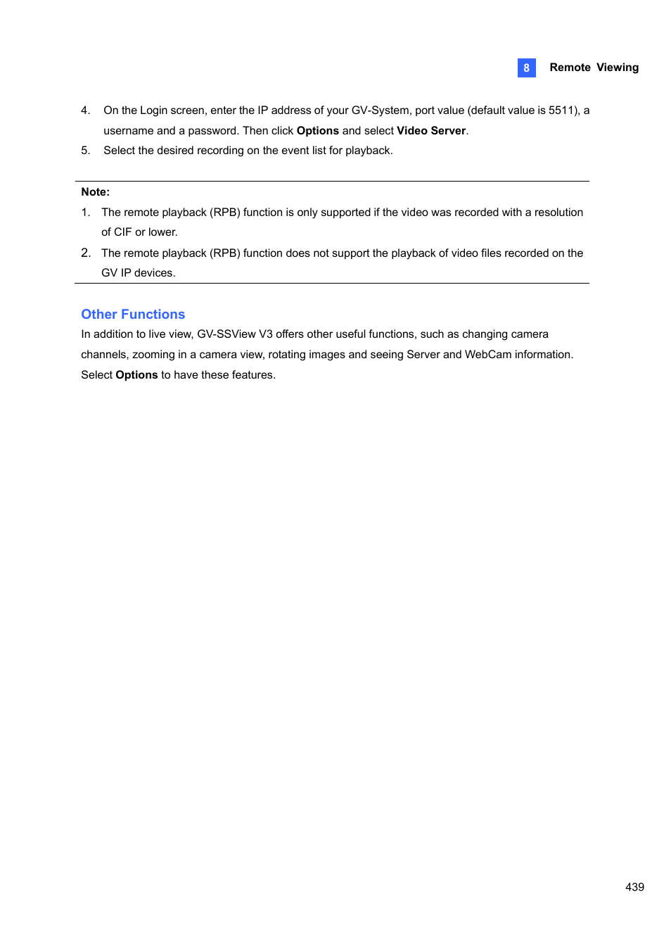 CCTV Camera Pros Geovision 8.5 Multicam Digital Surveillance System User Manual | Page 457 / 664