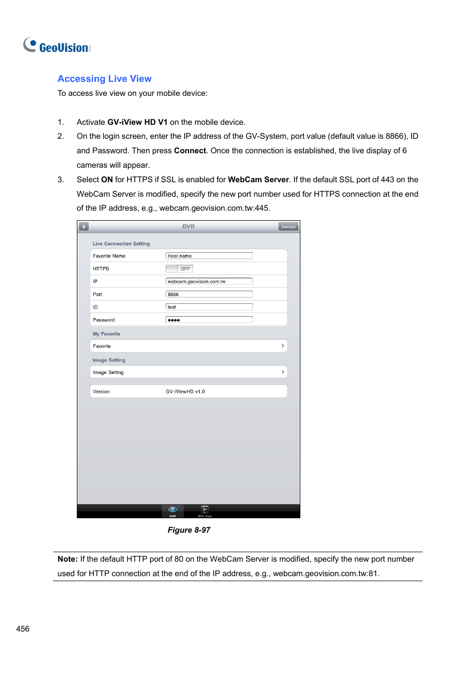 CCTV Camera Pros Geovision 8.5 Multicam Digital Surveillance System User Manual | Page 474 / 664