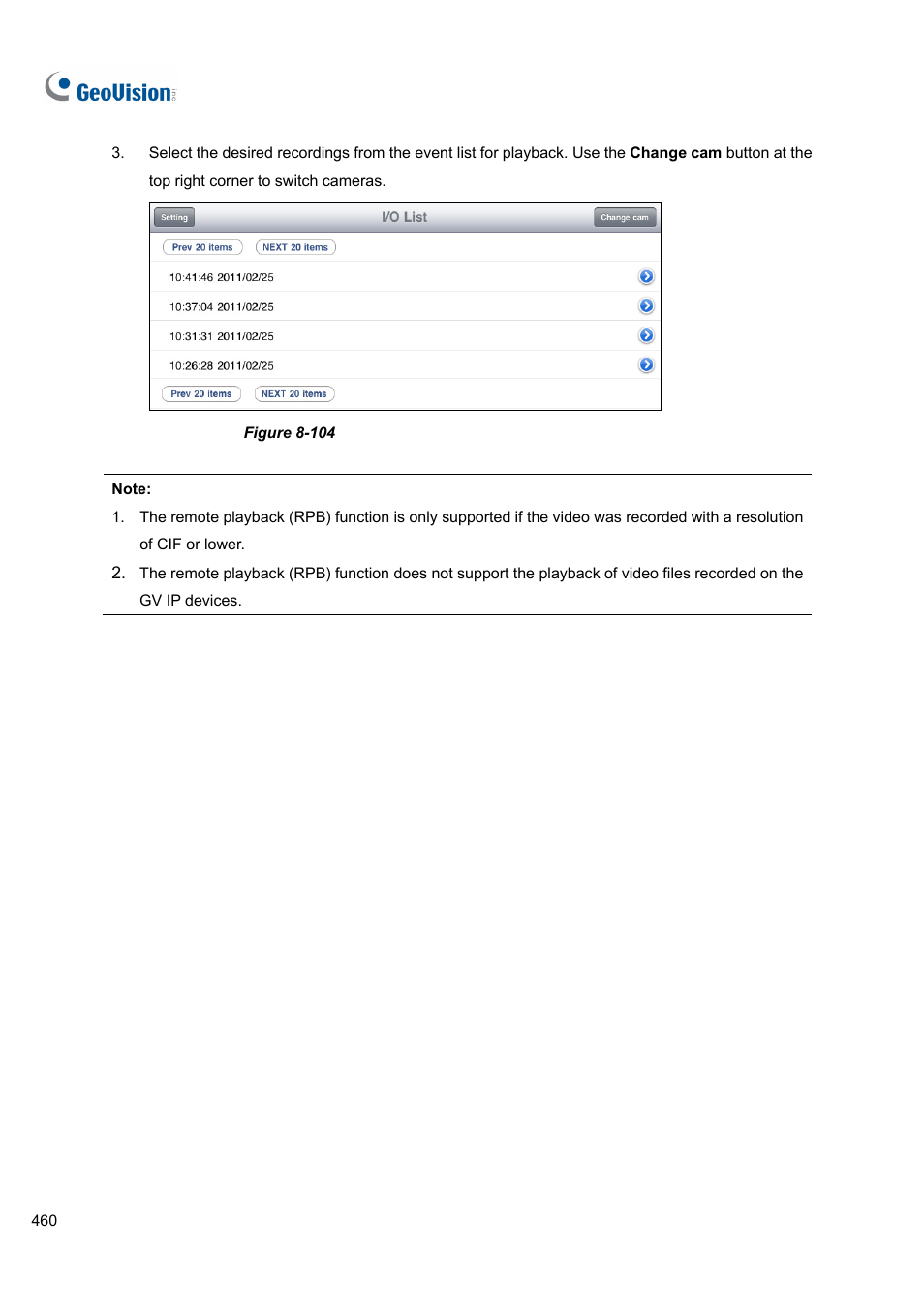 CCTV Camera Pros Geovision 8.5 Multicam Digital Surveillance System User Manual | Page 478 / 664
