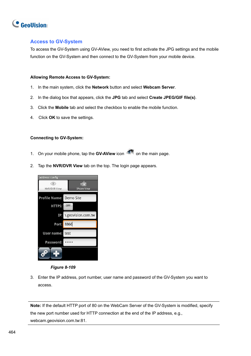 CCTV Camera Pros Geovision 8.5 Multicam Digital Surveillance System User Manual | Page 482 / 664
