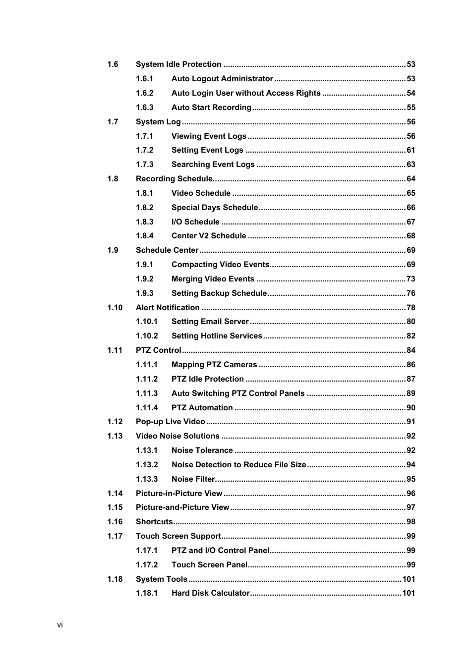 CCTV Camera Pros Geovision 8.5 Multicam Digital Surveillance System User Manual | Page 6 / 664