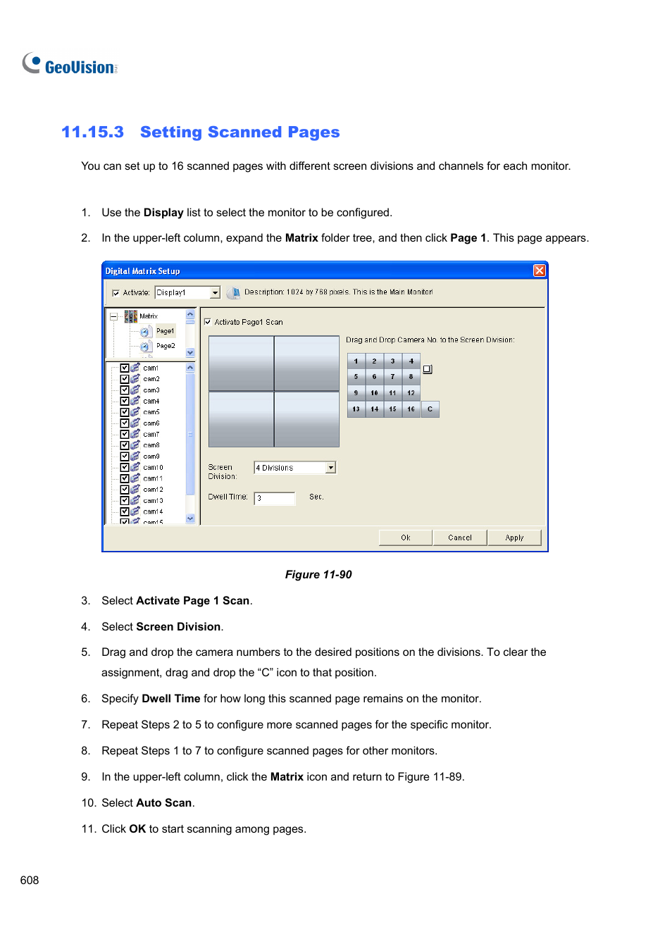 3 setting, 3 setting scanned pages | CCTV Camera Pros Geovision 8.5 Multicam Digital Surveillance System User Manual | Page 626 / 664