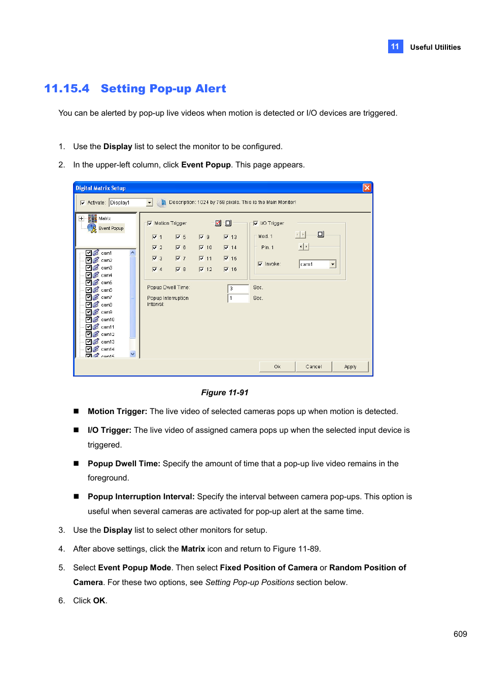 4 setting pop-up alert, 4 setting, Pop-up alert | CCTV Camera Pros Geovision 8.5 Multicam Digital Surveillance System User Manual | Page 627 / 664