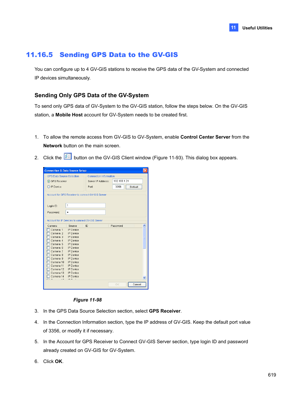 5 sending gps data to the gv-gis | CCTV Camera Pros Geovision 8.5 Multicam Digital Surveillance System User Manual | Page 637 / 664