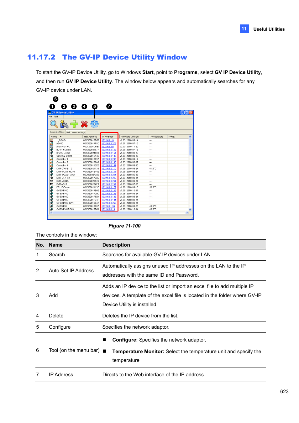 2 the gv-ip device utility window | CCTV Camera Pros Geovision 8.5 Multicam Digital Surveillance System User Manual | Page 641 / 664