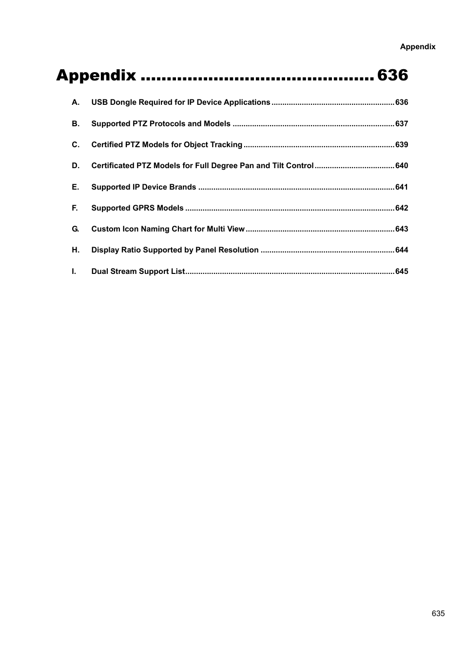 Appendix | CCTV Camera Pros Geovision 8.5 Multicam Digital Surveillance System User Manual | Page 653 / 664