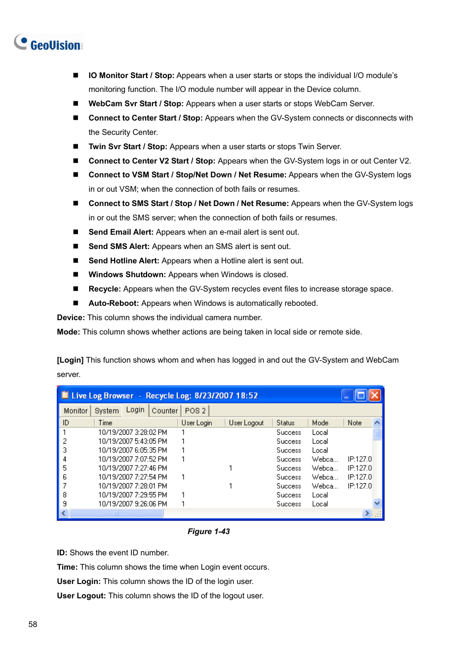 CCTV Camera Pros Geovision 8.5 Multicam Digital Surveillance System User Manual | Page 76 / 664