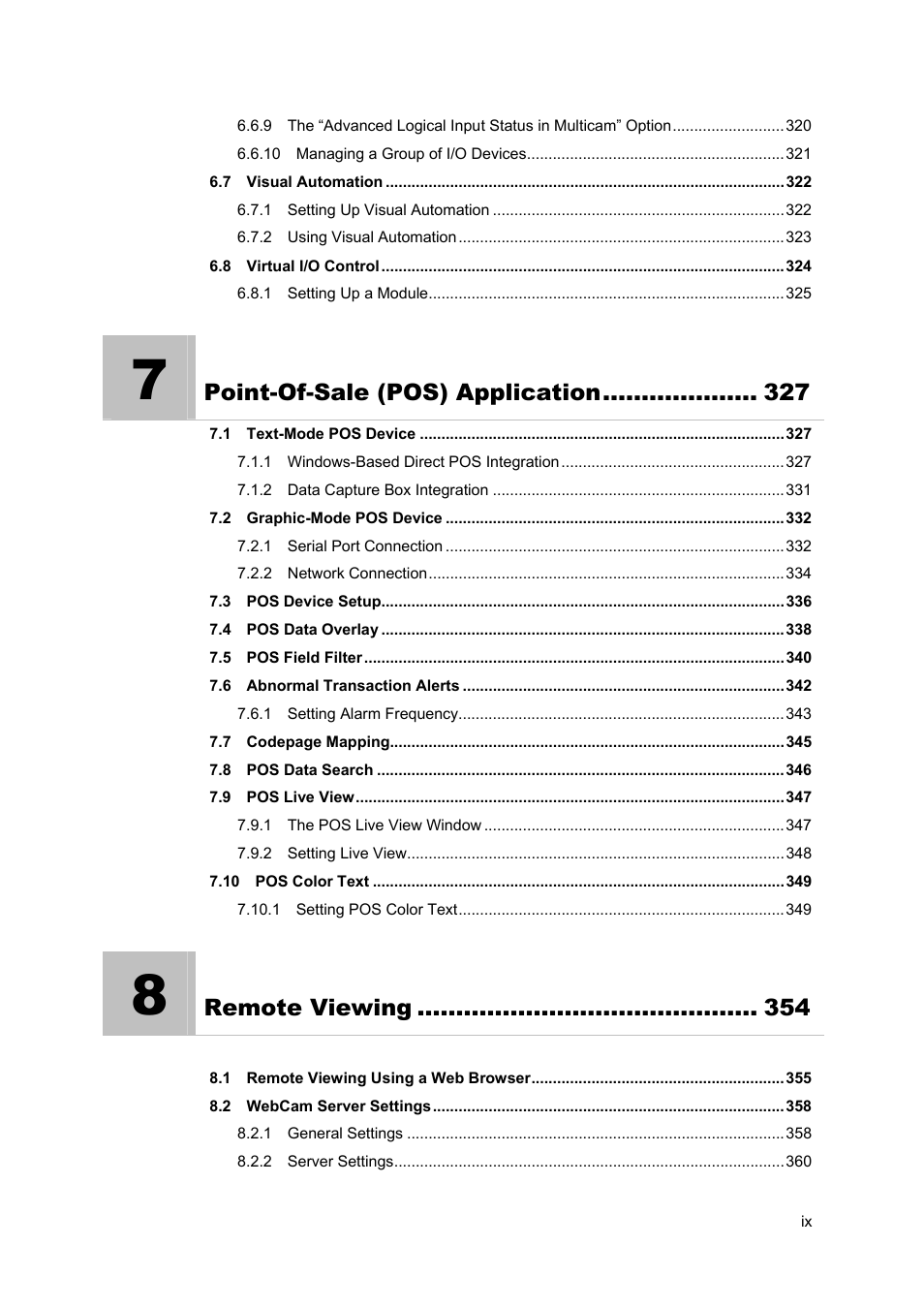 Point-of-sale (pos) application, Remote viewing | CCTV Camera Pros Geovision 8.4 Multicam Digital Surveillance System User Manual | Page 10 / 648