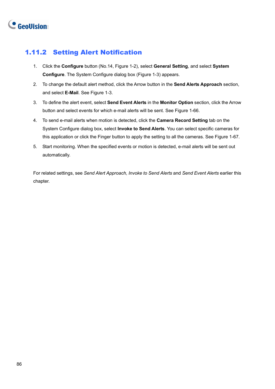 2 setting alert notification | CCTV Camera Pros Geovision 8.4 Multicam Digital Surveillance System User Manual | Page 102 / 648