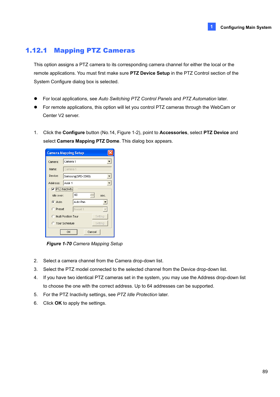 1 mapping ptz cameras | CCTV Camera Pros Geovision 8.4 Multicam Digital Surveillance System User Manual | Page 105 / 648