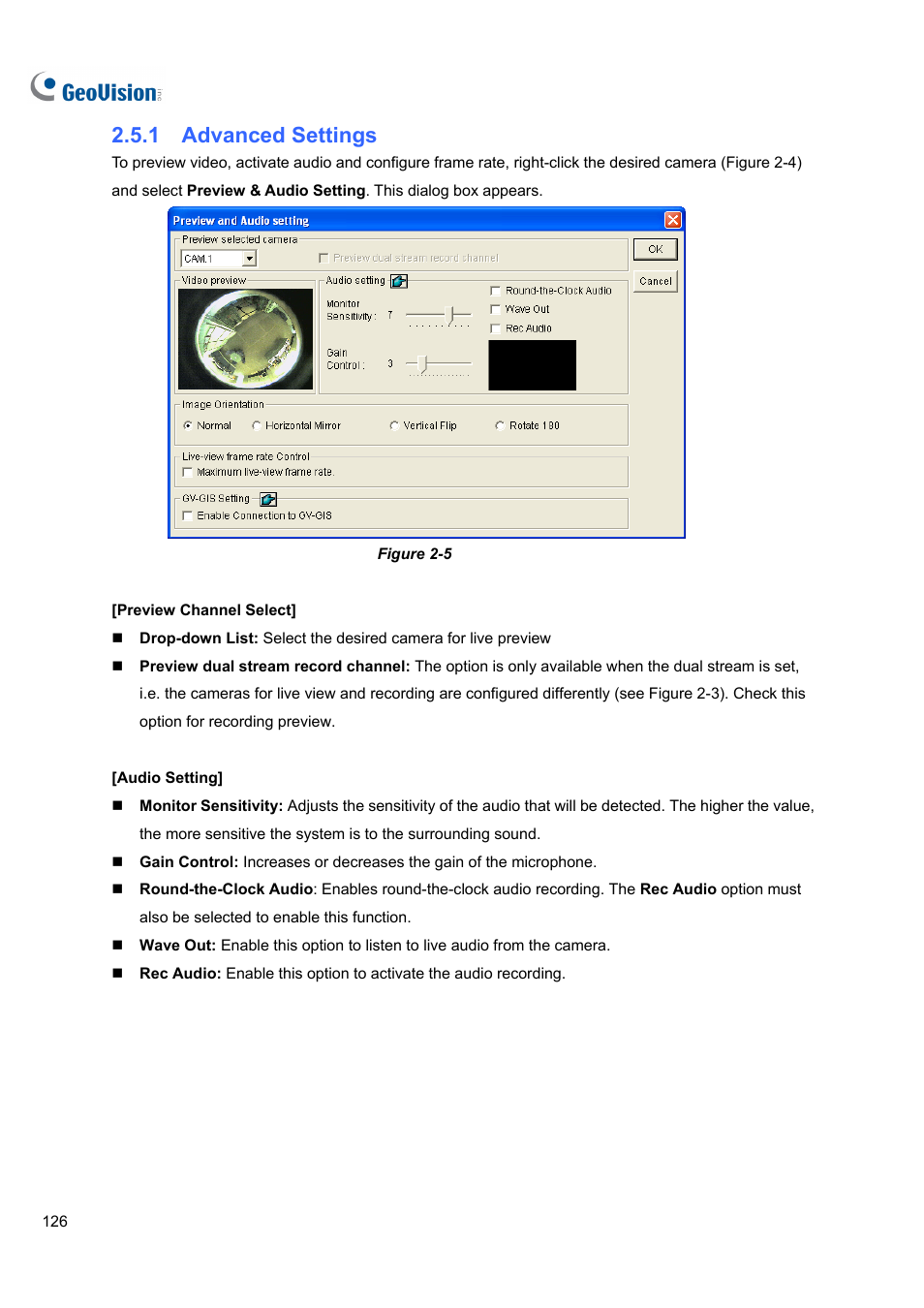 1 advanced settings | CCTV Camera Pros Geovision 8.4 Multicam Digital Surveillance System User Manual | Page 142 / 648