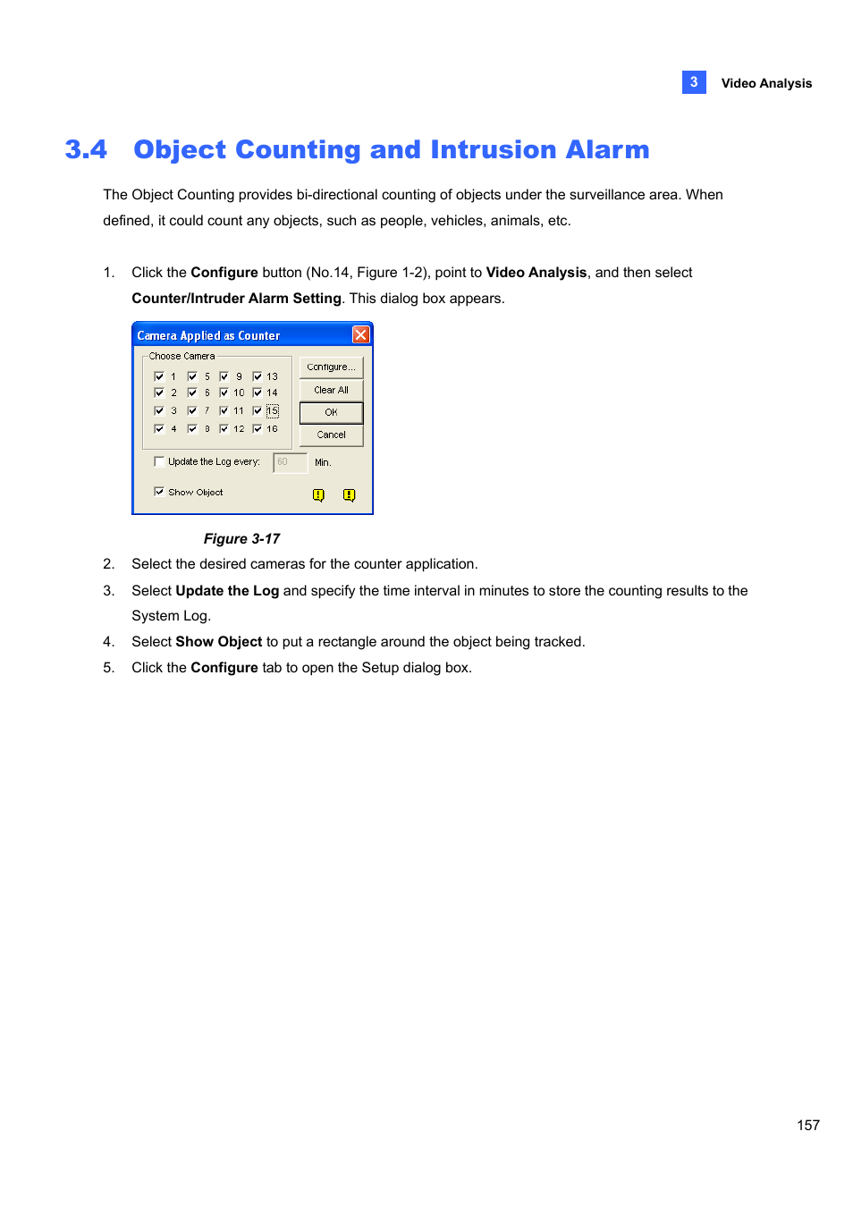 4 object counting and intrusion alarm | CCTV Camera Pros Geovision 8.4 Multicam Digital Surveillance System User Manual | Page 173 / 648