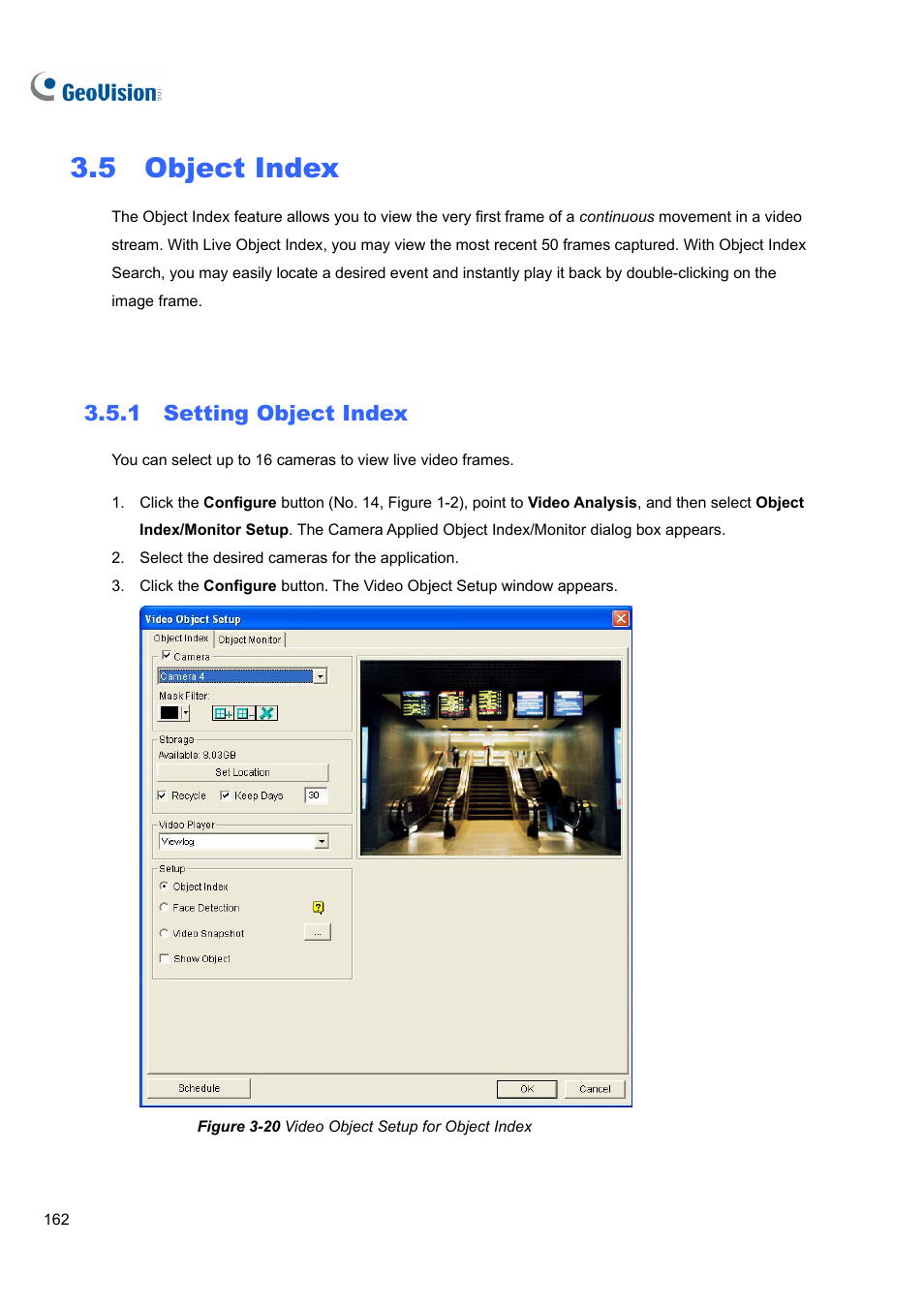 5 object index, 1 setting object index, 1 setting | Object index | CCTV Camera Pros Geovision 8.4 Multicam Digital Surveillance System User Manual | Page 178 / 648