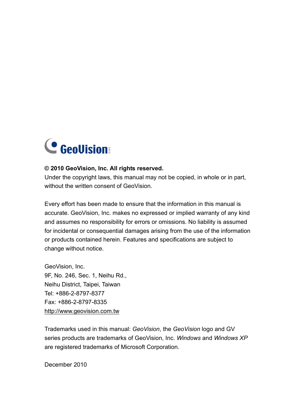 CCTV Camera Pros Geovision 8.4 Multicam Digital Surveillance System User Manual | Page 2 / 648