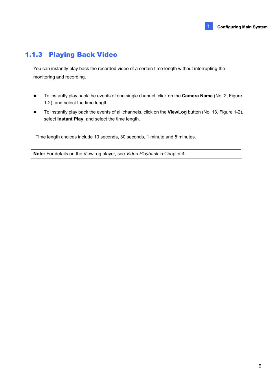 3 playing back video | CCTV Camera Pros Geovision 8.4 Multicam Digital Surveillance System User Manual | Page 25 / 648