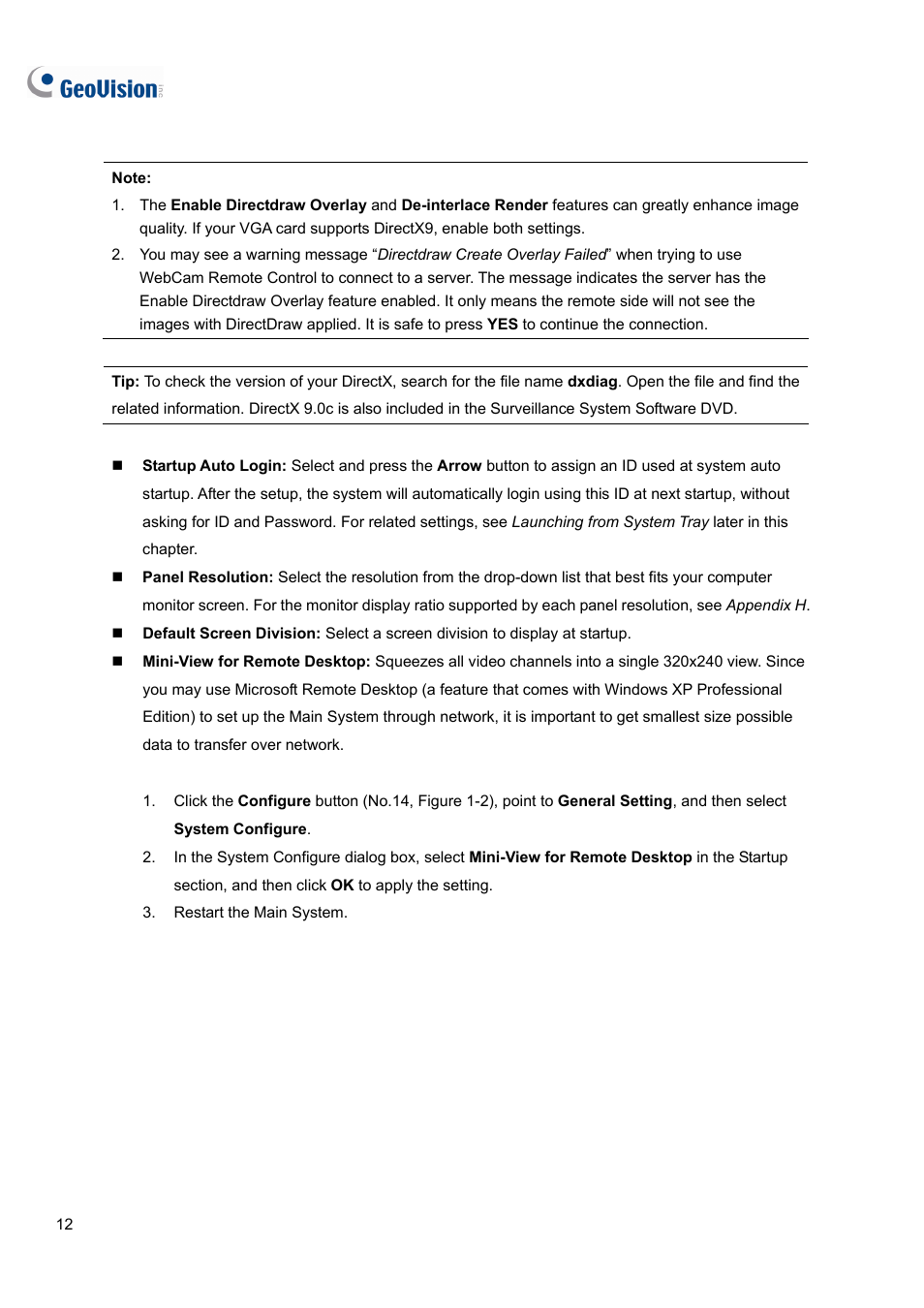 CCTV Camera Pros Geovision 8.4 Multicam Digital Surveillance System User Manual | Page 28 / 648