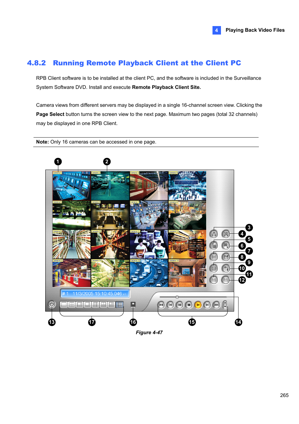 2 running remote playback client at the client pc | CCTV Camera Pros Geovision 8.4 Multicam Digital Surveillance System User Manual | Page 281 / 648
