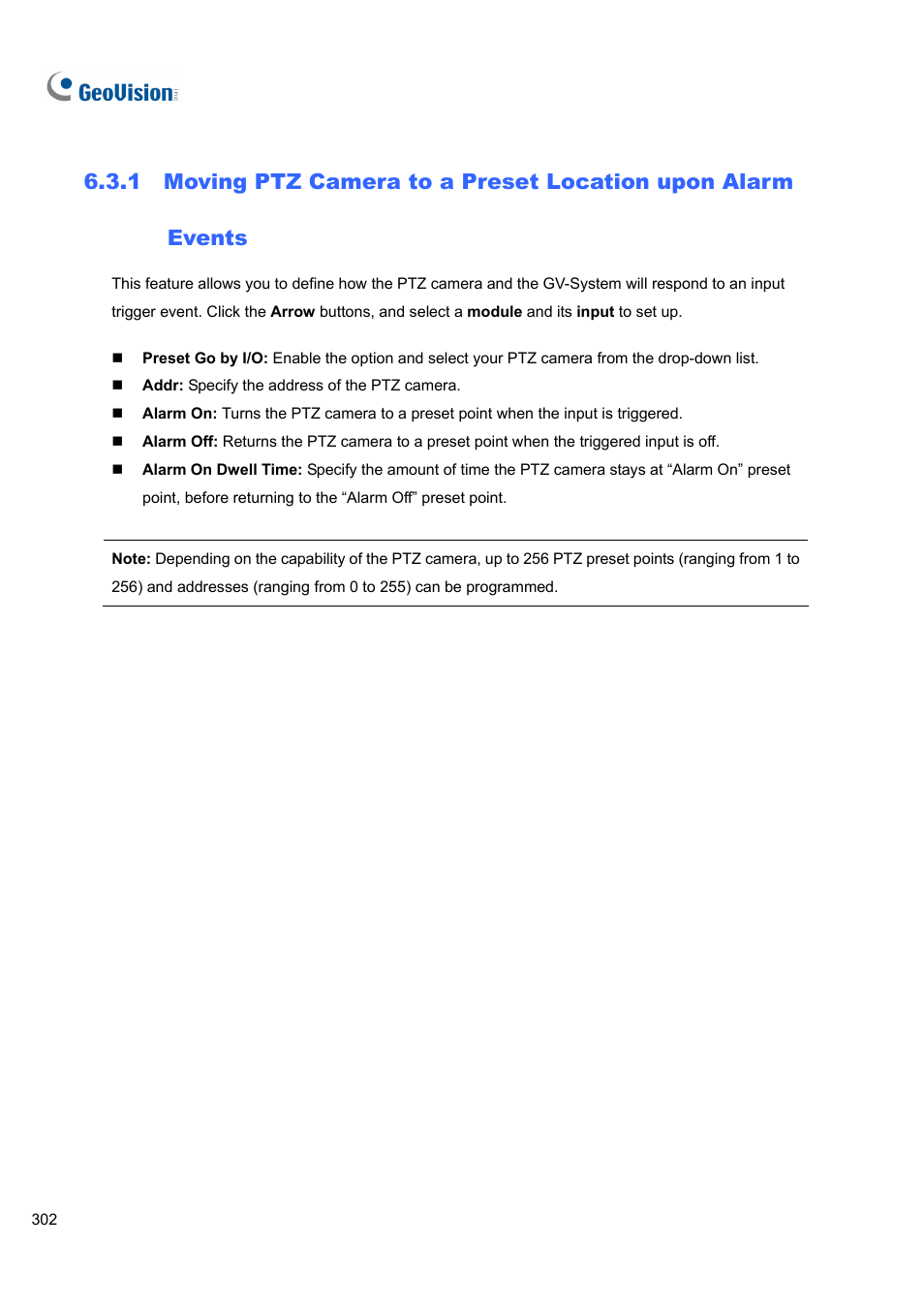 CCTV Camera Pros Geovision 8.4 Multicam Digital Surveillance System User Manual | Page 318 / 648