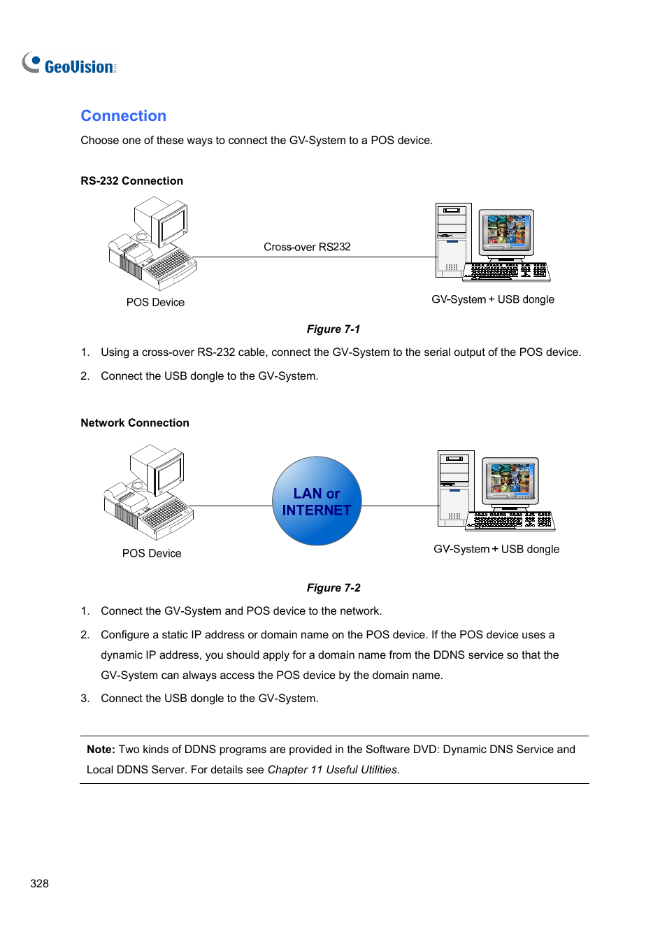 Connection | CCTV Camera Pros Geovision 8.4 Multicam Digital Surveillance System User Manual | Page 344 / 648